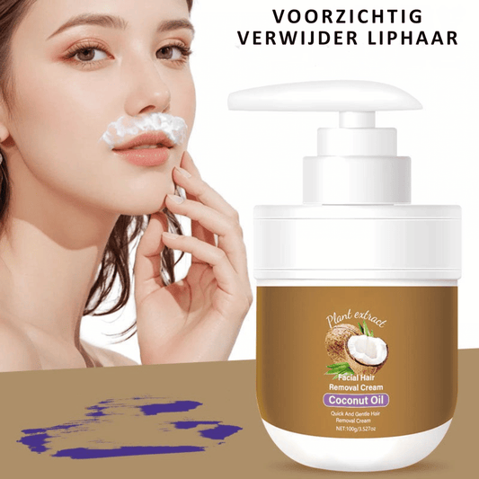 SmoothSilk™ | Skonsam Ansiktshårborttagningskräm | 1+2 GRATIS
