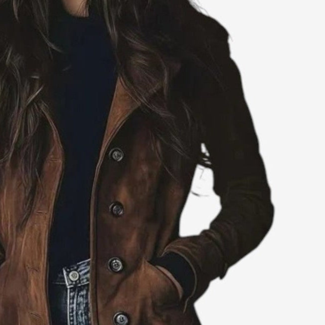 Elara™ | Elegant Lång Värmande Kappa