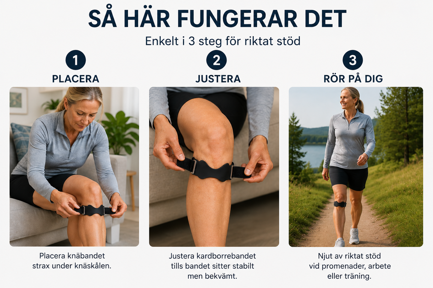 ArcticStride™ Precision Knäband | Riktat Stöd & Ökad Stabilitet