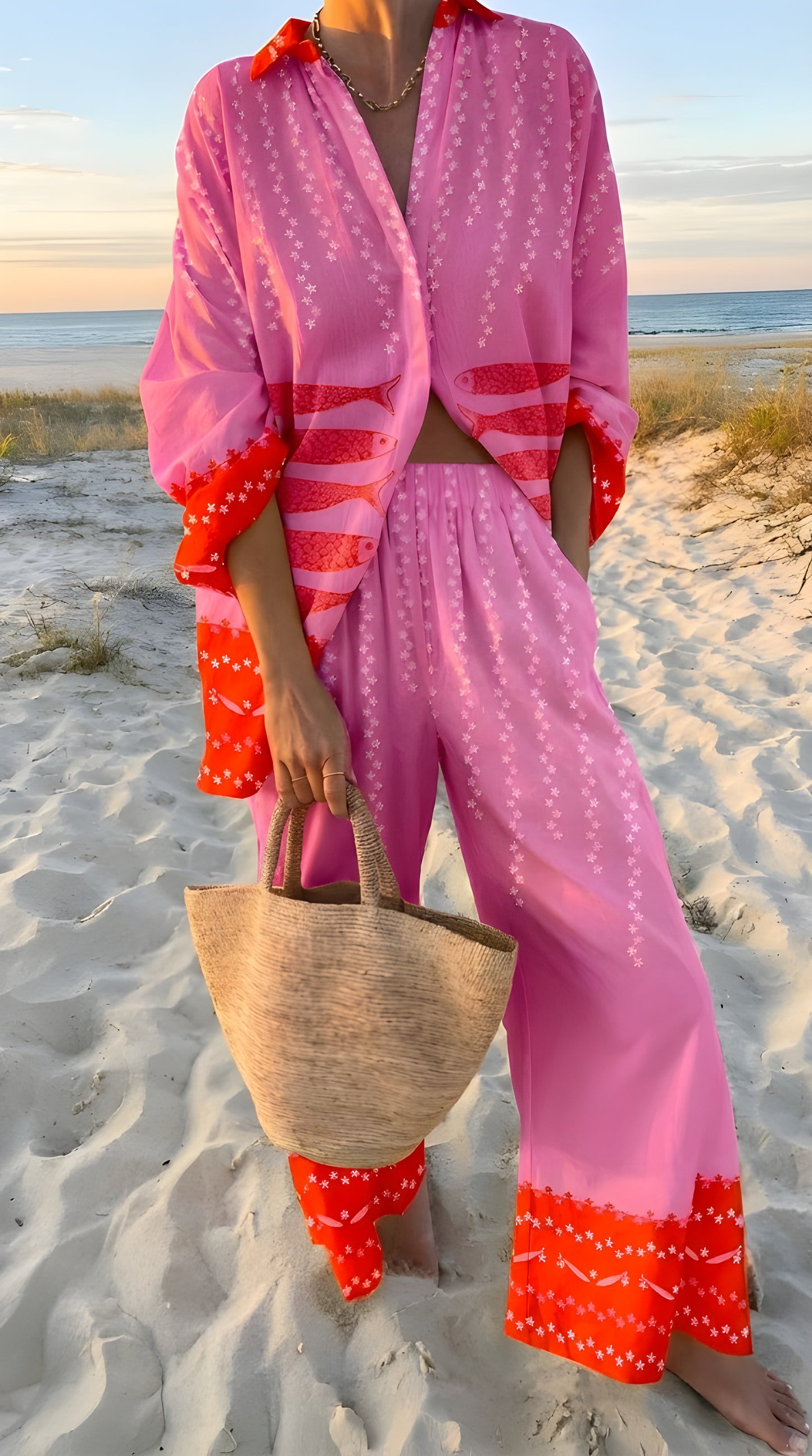 Noa™ | Luftigt Linne Lounge Set
