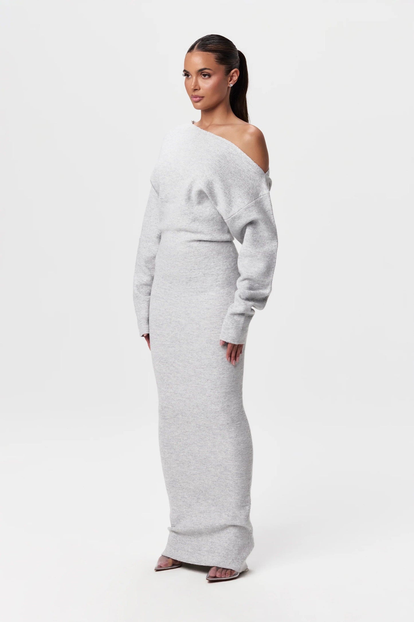 Elara™ | Off-Shoulder Maxiklänning