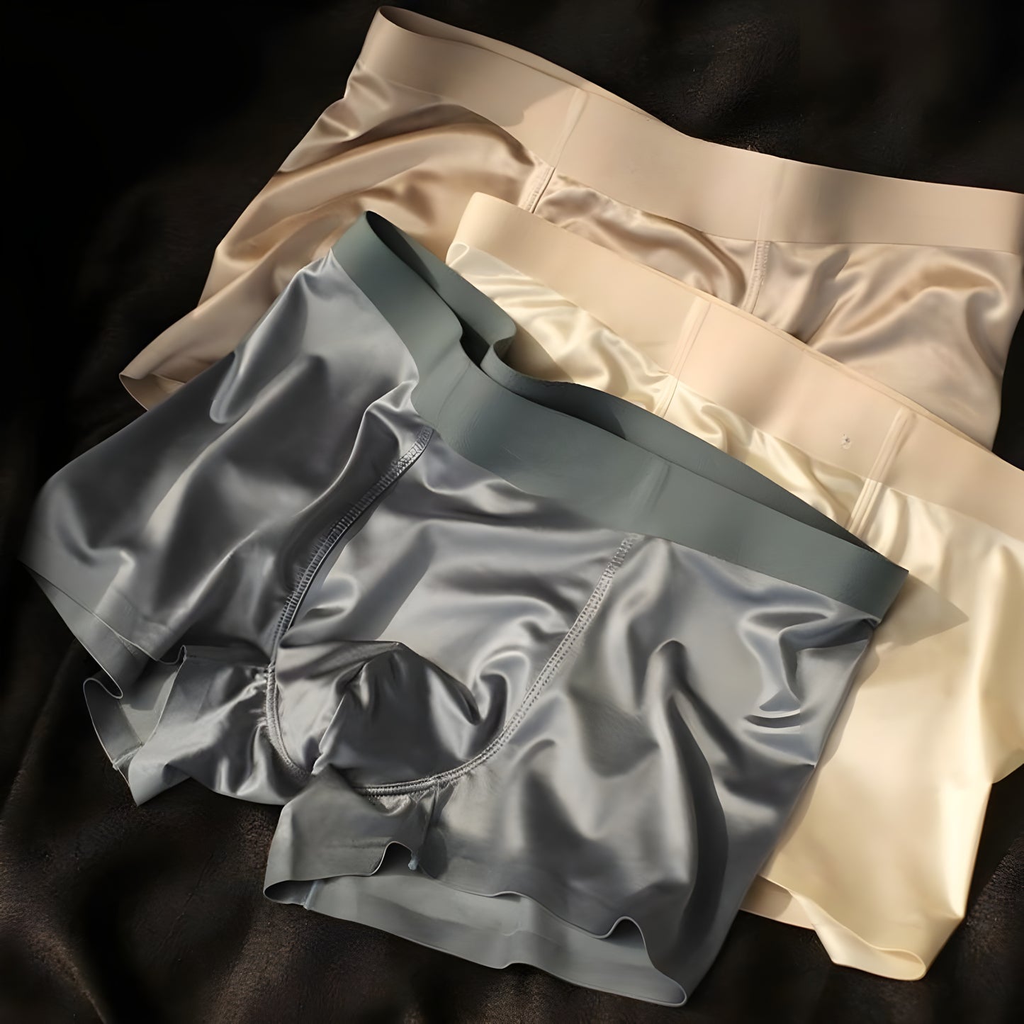 Viggo™ | Antibakteriella Ice Silk Boxershorts för män | 2 + 1 GRATIS