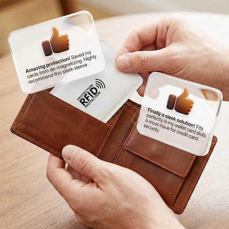 SecureShield™ RFID Card Sleeves | Protect Your Cards & Block Digital Theft