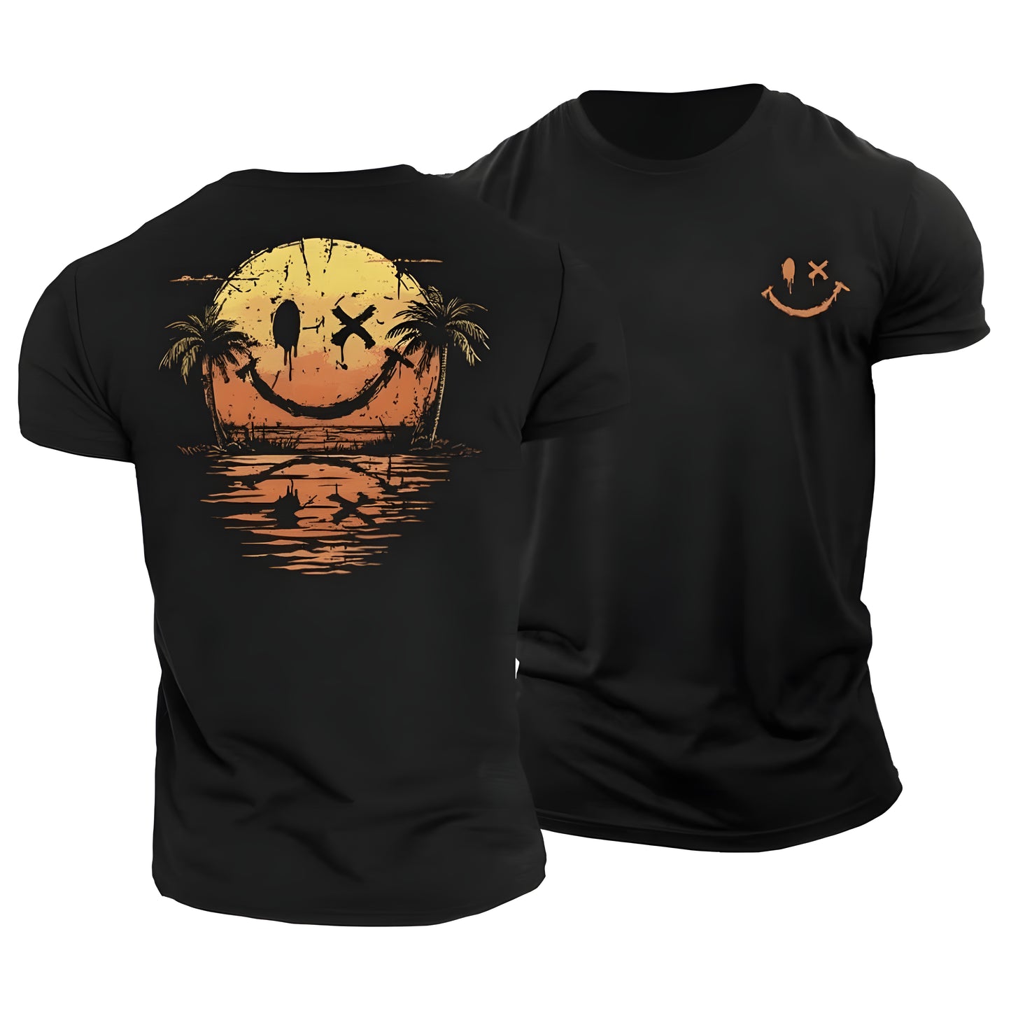 Finn™ | Somrig Smiley T-shirt med Chill Vibes