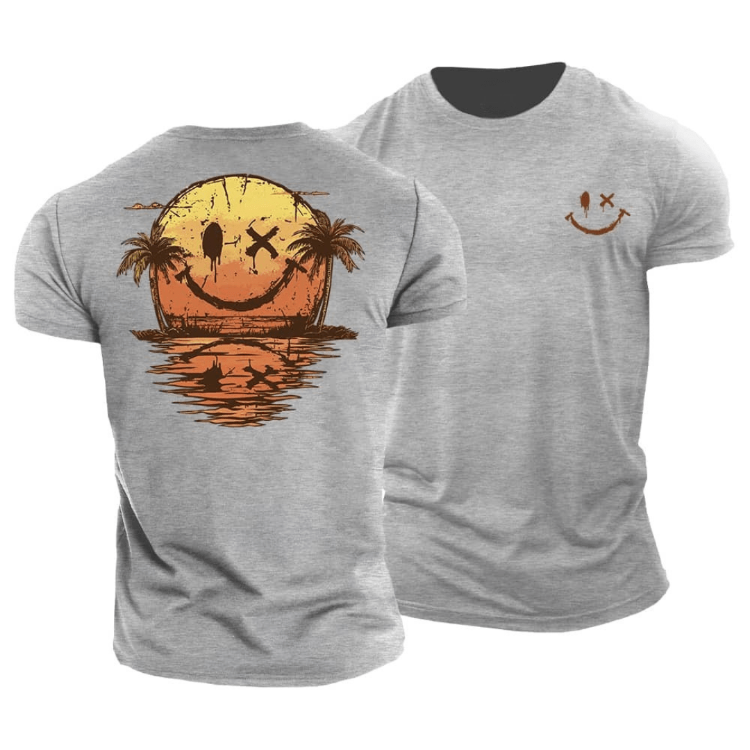 Finn™ | Somrig Smiley T-shirt med Chill Vibes