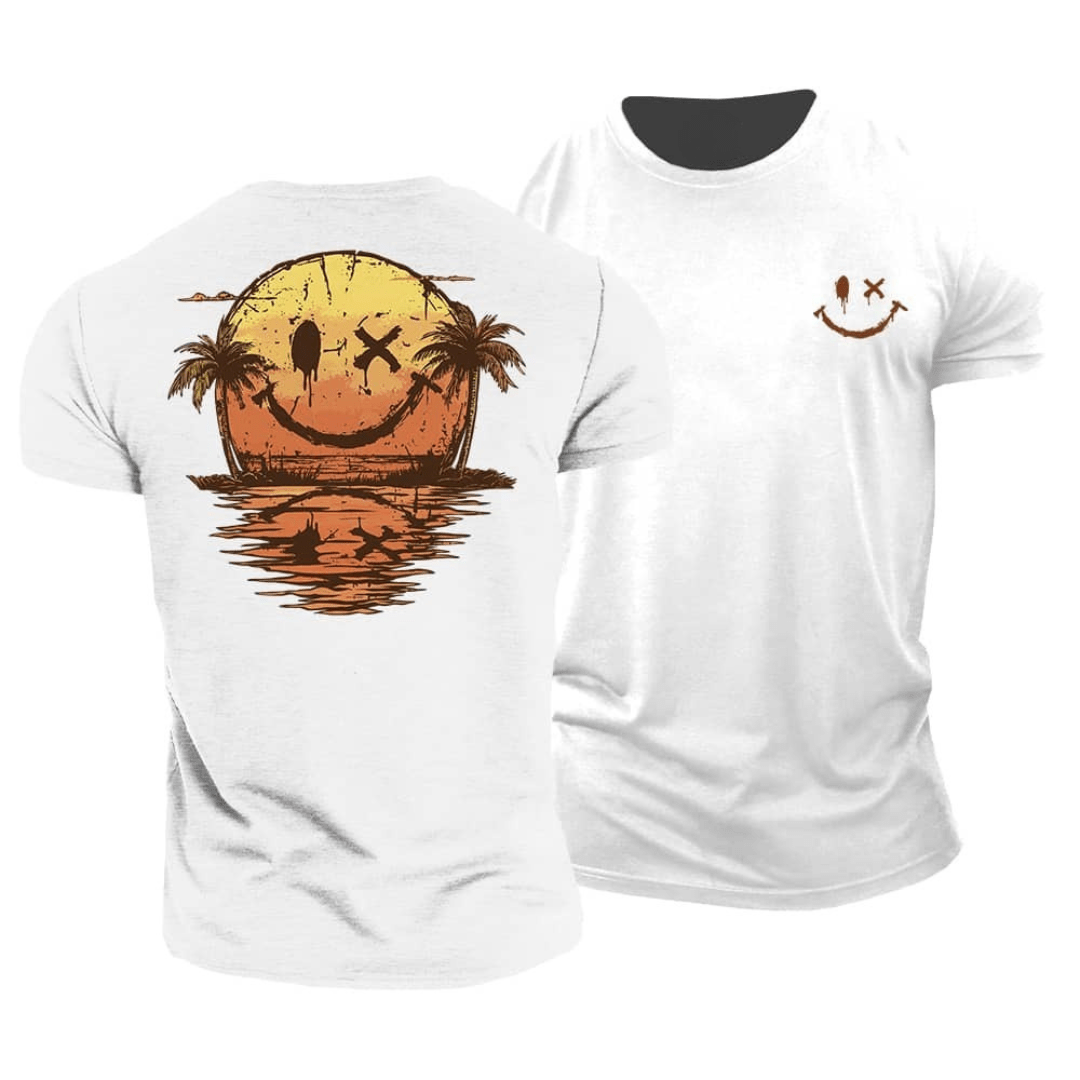 Finn™ | Somrig Smiley T-shirt med Chill Vibes