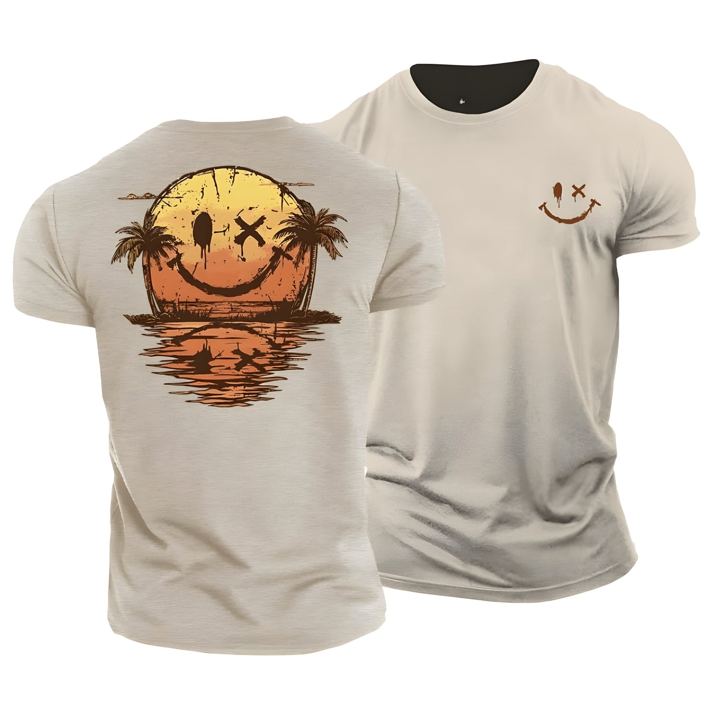 Finn™ | Somrig Smiley T-shirt med Chill Vibes