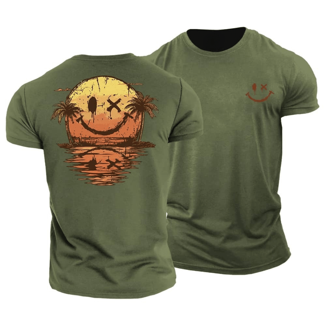 Finn™ | Somrig Smiley T-shirt med Chill Vibes