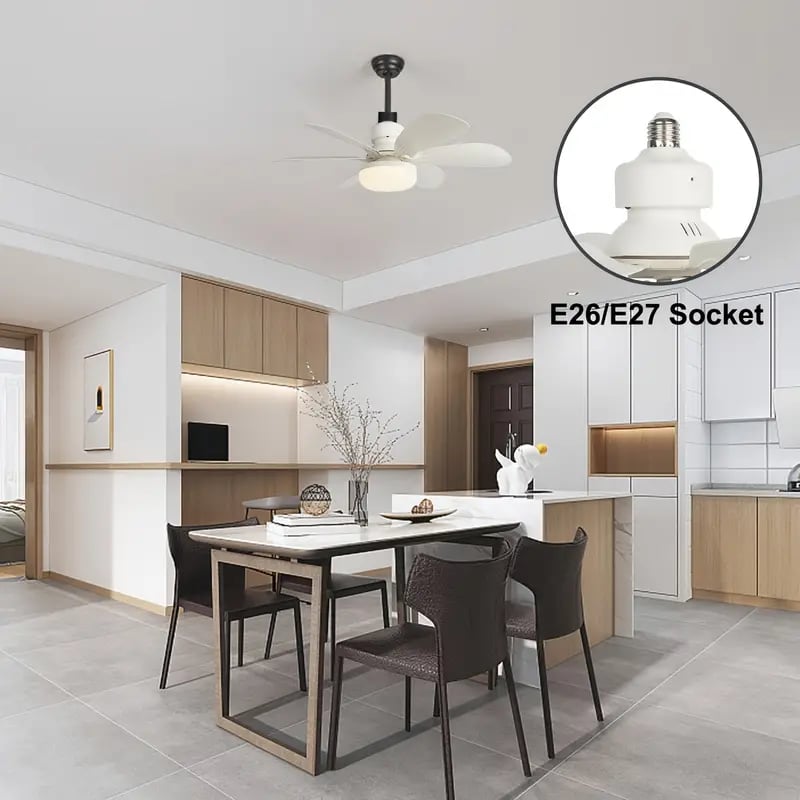 Milan™ | 2-I-1 Takfläkt Med LED-Belysning