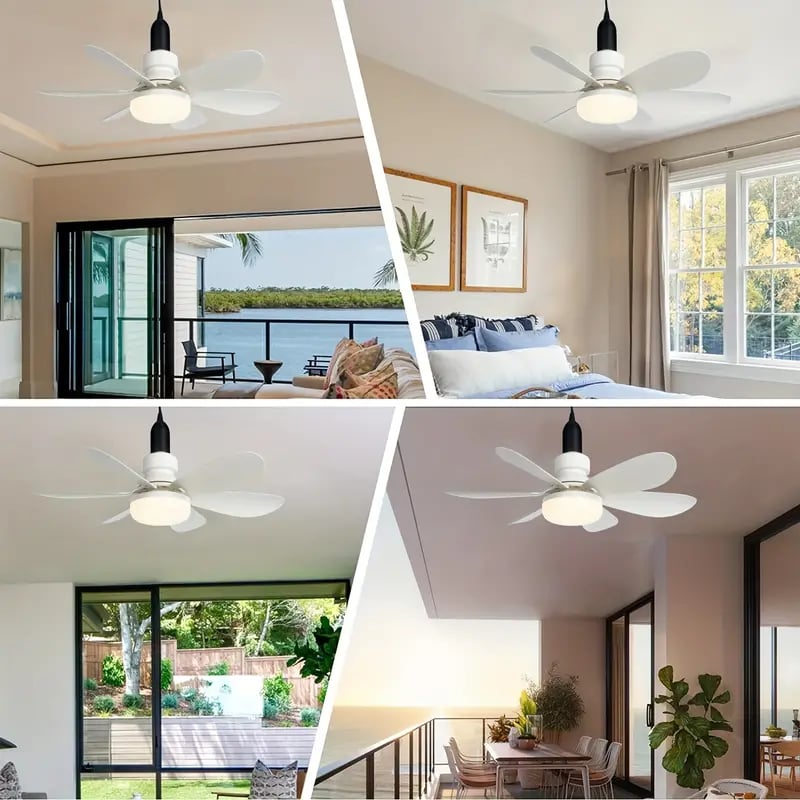 Milan™ | 2-I-1 Takfläkt Med LED-Belysning