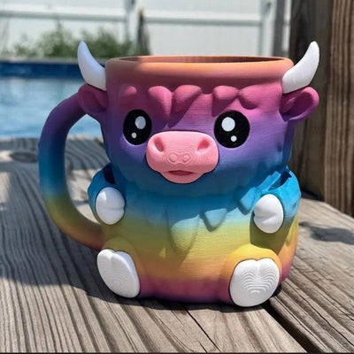 MooChill™ | Den Söta Höglandsko-Glasshållaren