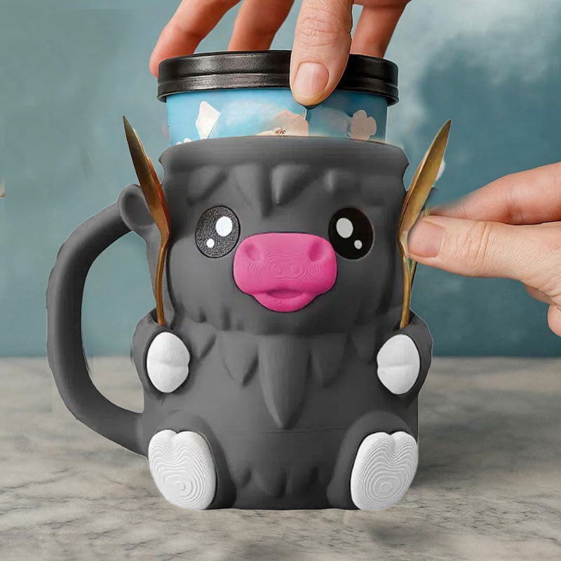 MooChill™ | Den Söta Höglandsko-Glasshållaren