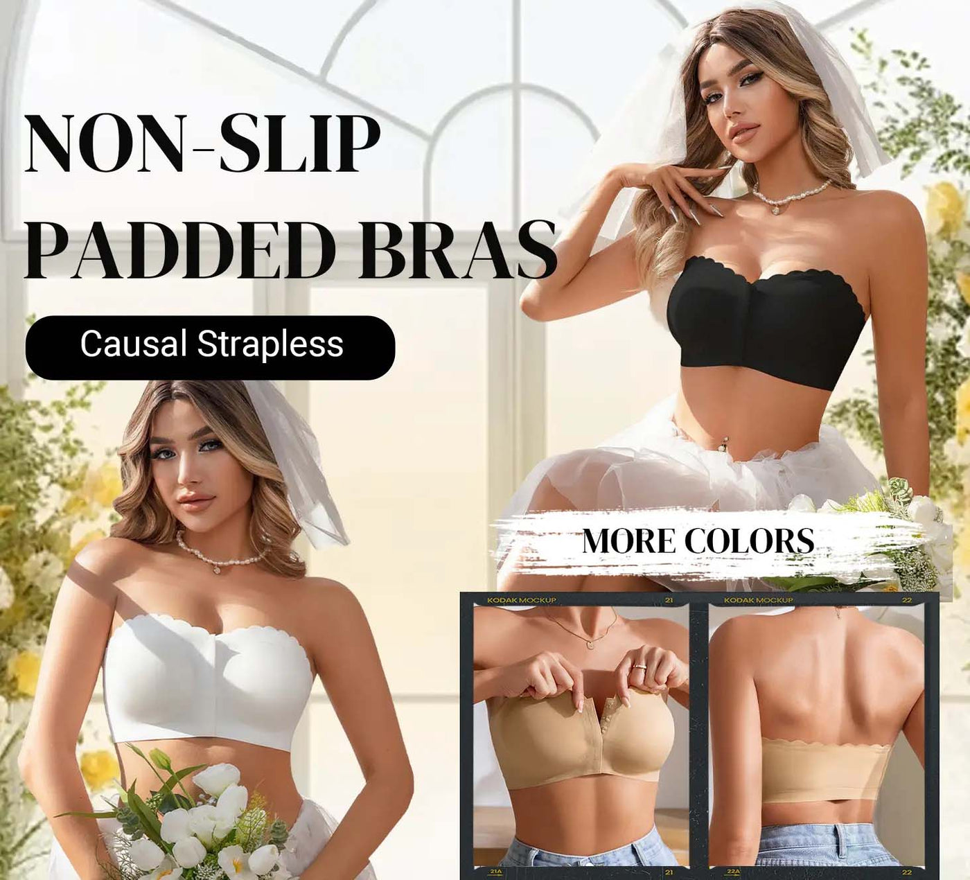 Sofie™ | sömlös bandeau-bh | Köp 1, få 1 gratis