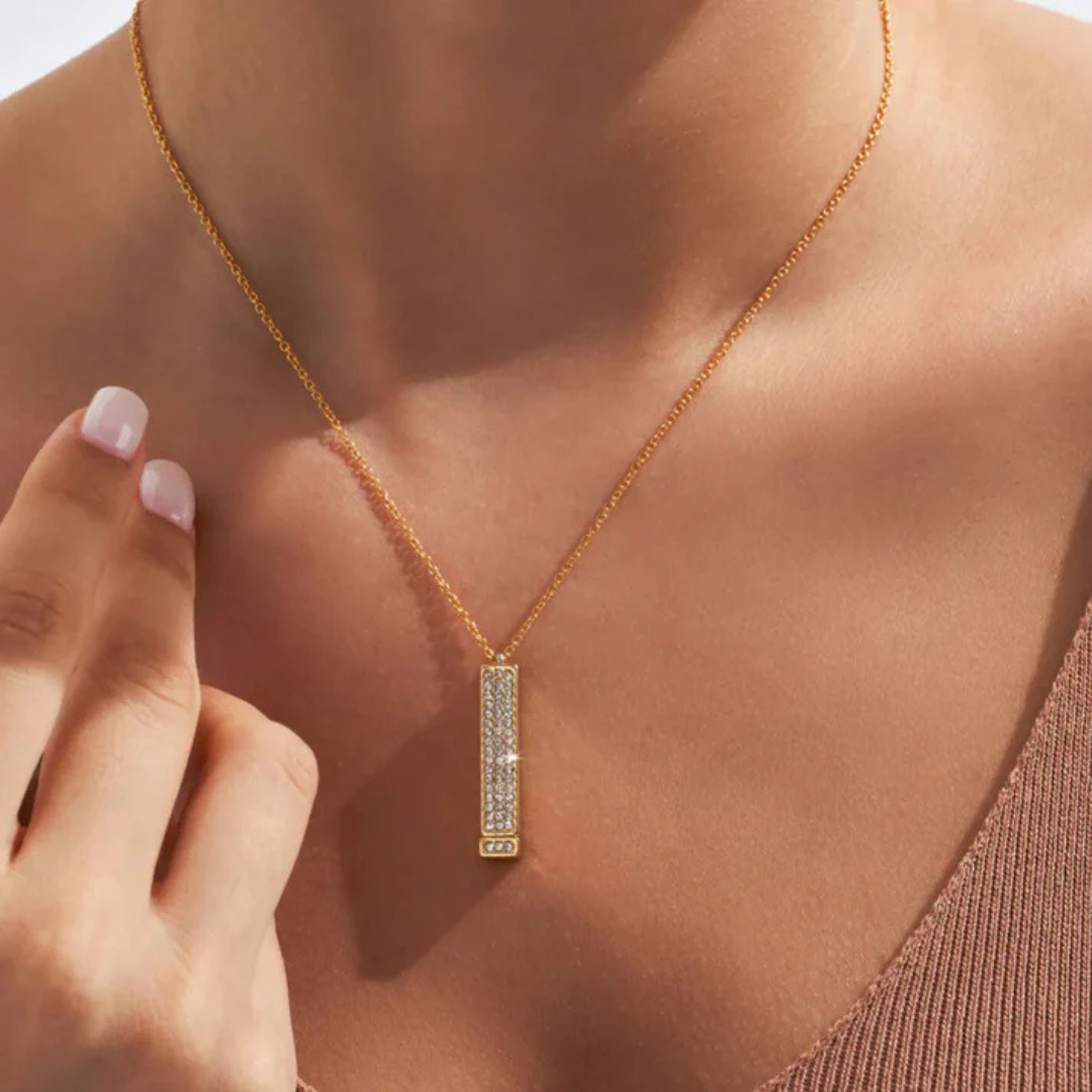 LoveLock™ Hemligt Meddelande Halsband