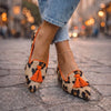 Livia spetsiga slip-on-ballerinor