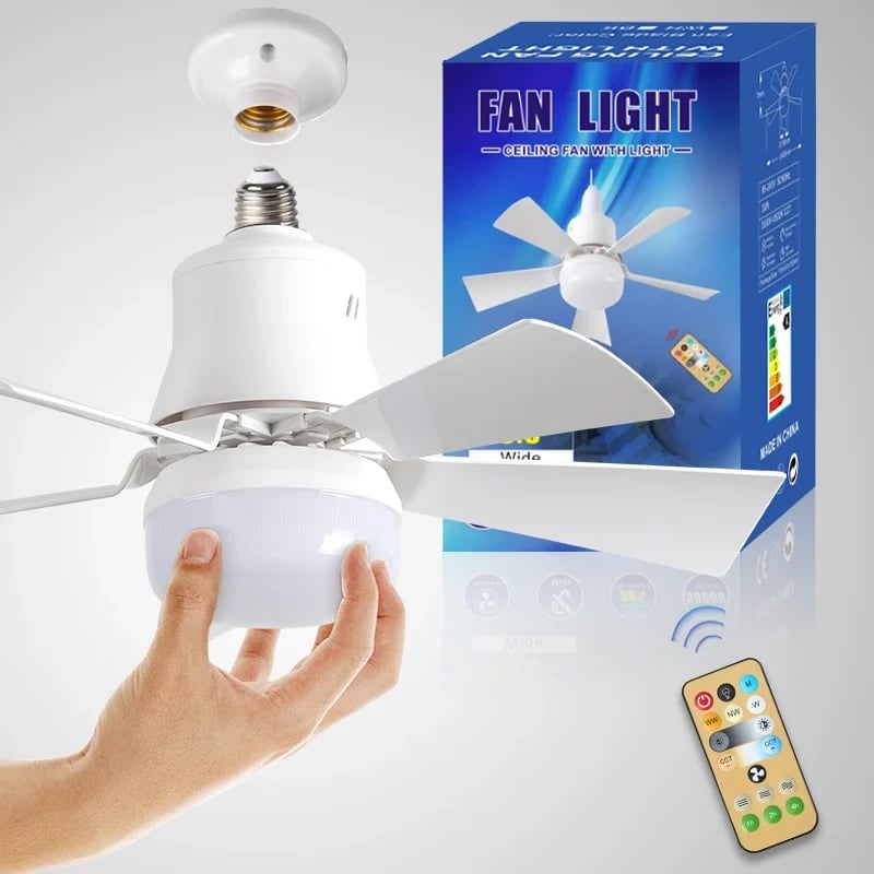 Milan™ | 2-I-1 Takfläkt Med LED-Belysning