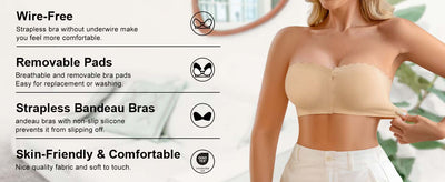 Sofie™ | sömlös bandeau-bh | Köp 1, få 1 gratis