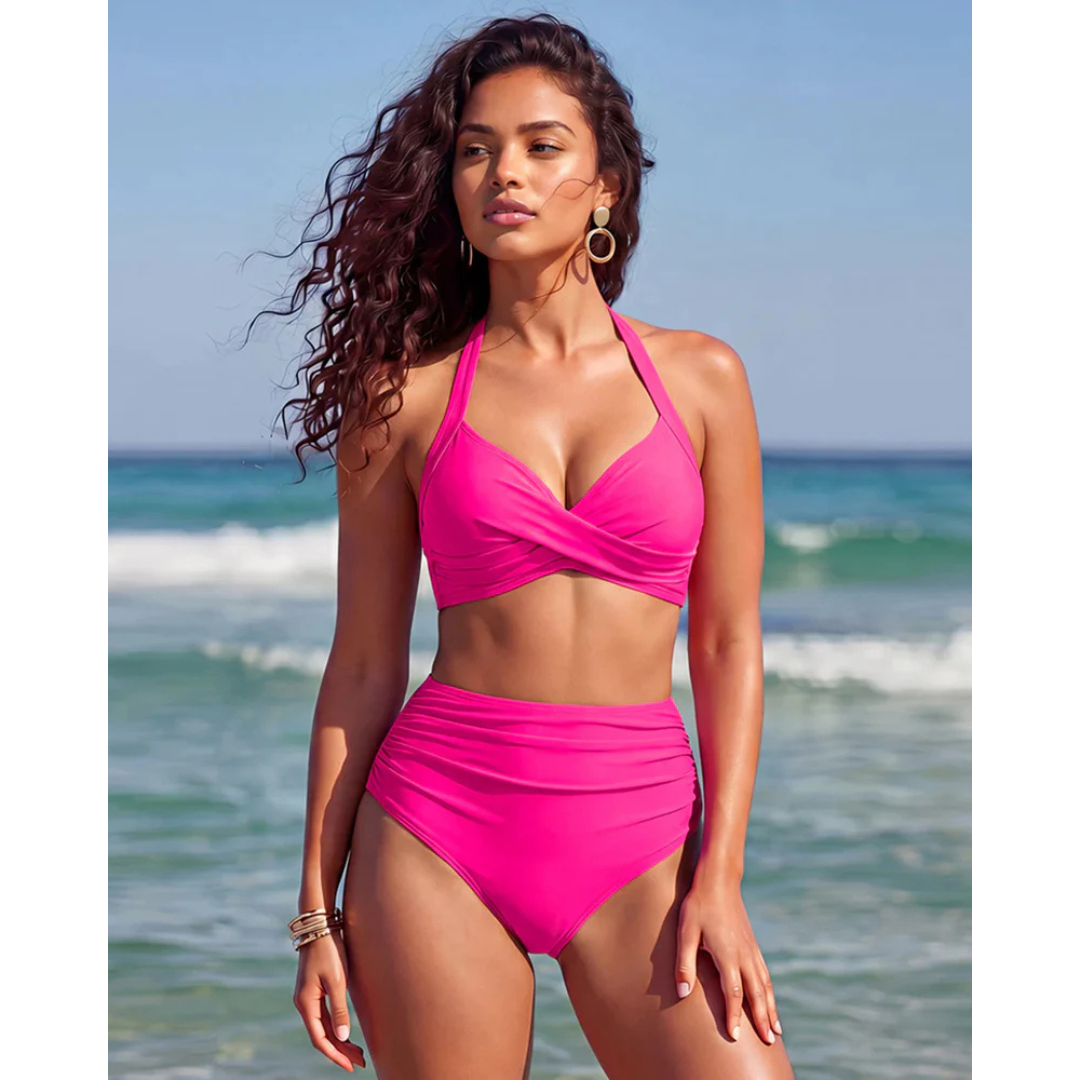 Livia™ | 2-i-1 Högmidjad Sculpt Bikini