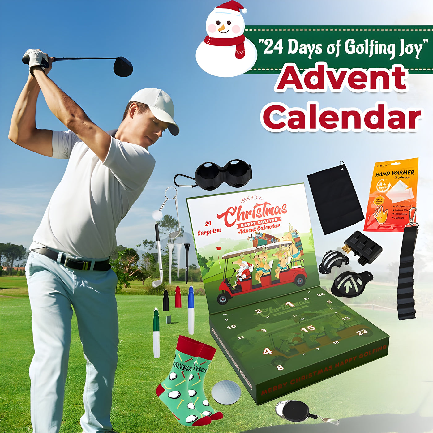 GolfJoy™ | Adventskalender – 24 Dagar av Golfglädje 🎁⛳