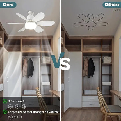 Milan™ | 2-I-1 Takfläkt Med LED-Belysning