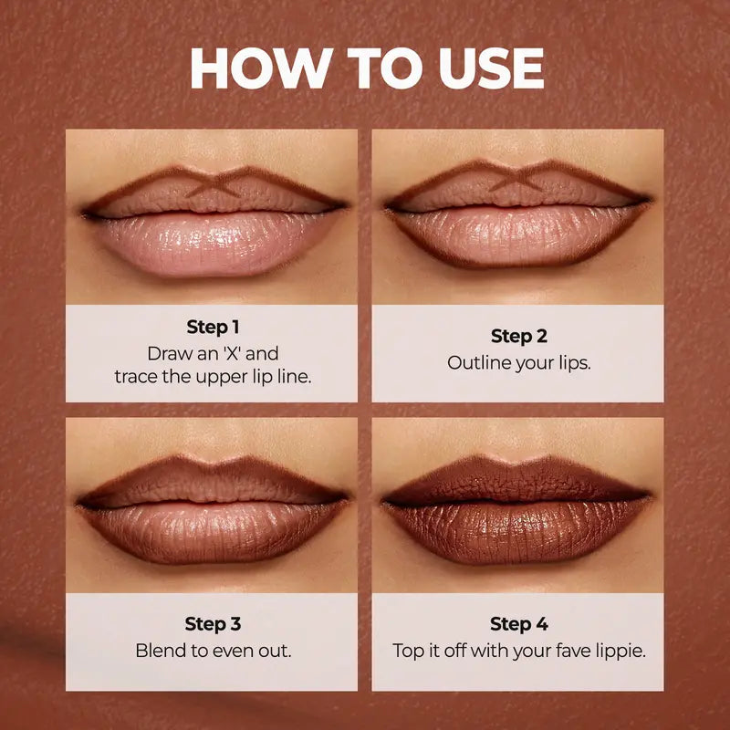 Mila™ | Vattentät Matt Lip Liner Set | 1 + 1 GRATIS