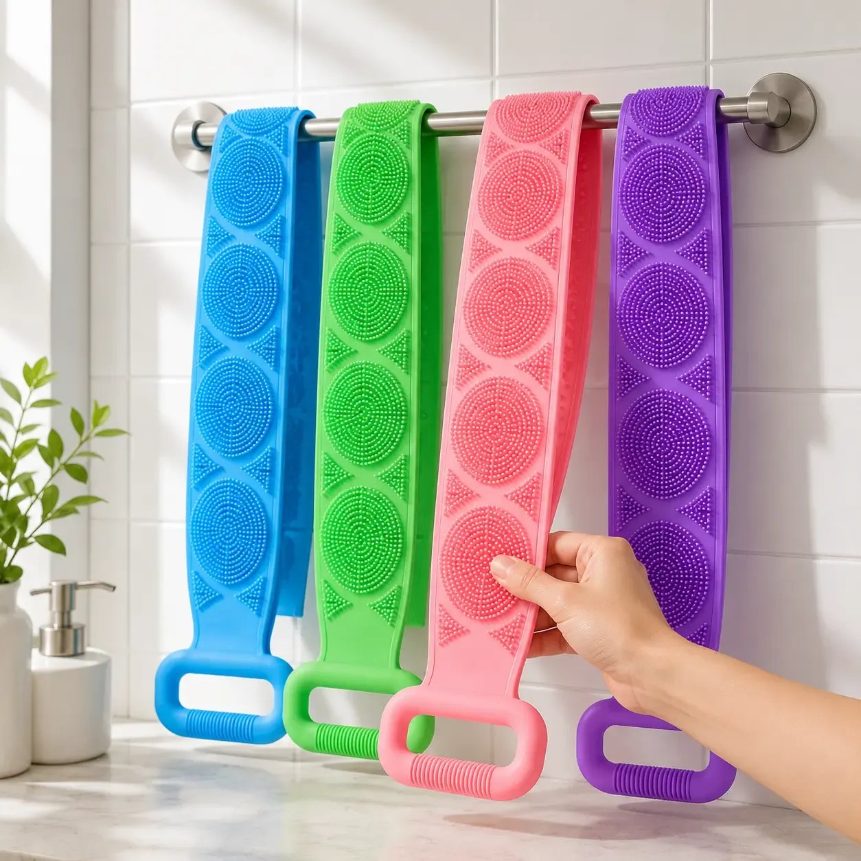 NordicGlow™ Silikon Ryggskrubb | 1 + 1 GRATIS
