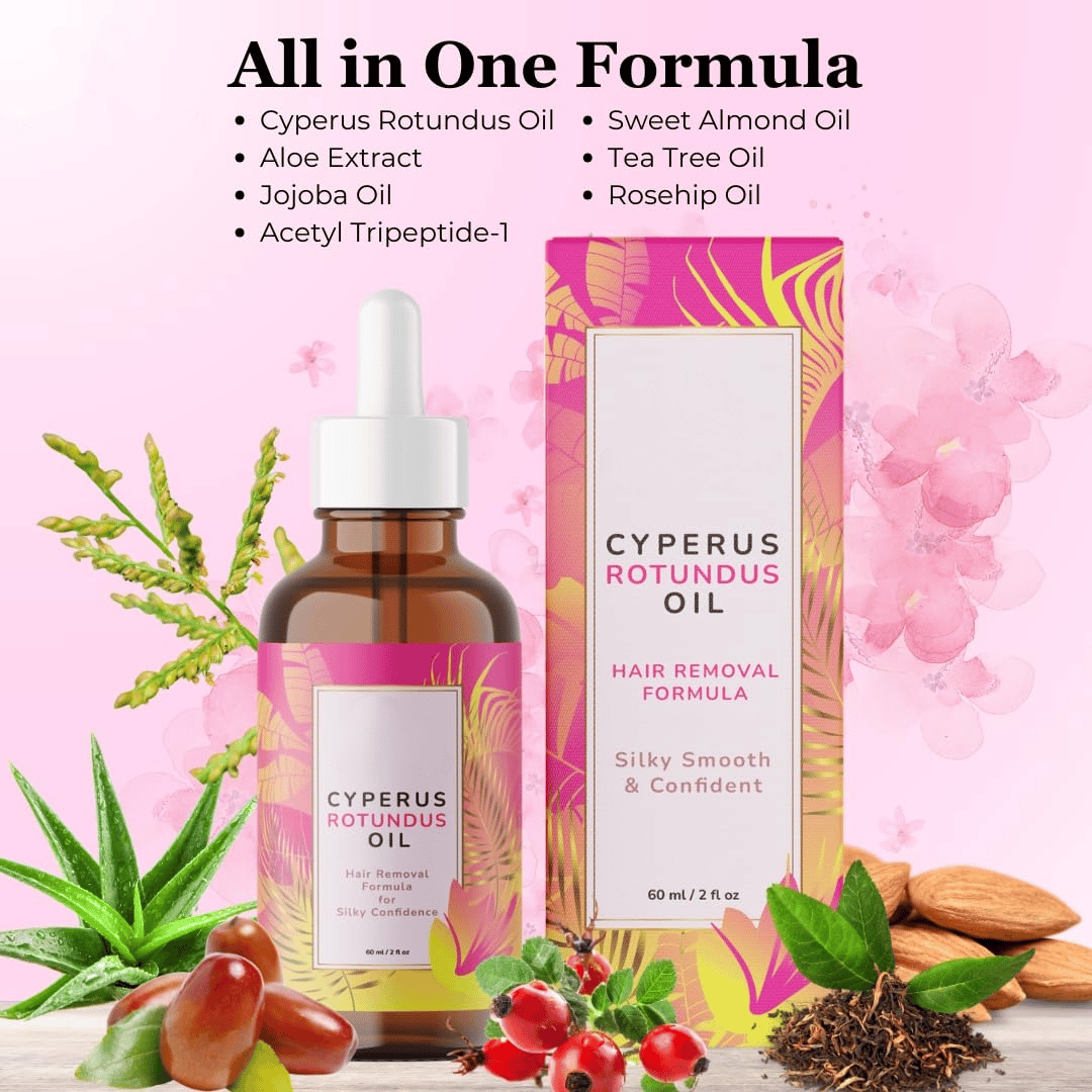Nora™ | Naturlig Hårreducerande Olja | 1 + 1  GRATIS