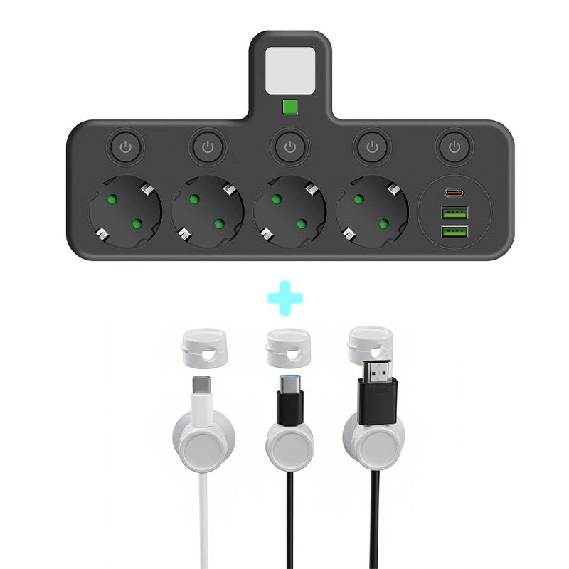 Milan™ | Smart Grenuttag med USB & Nattlampa