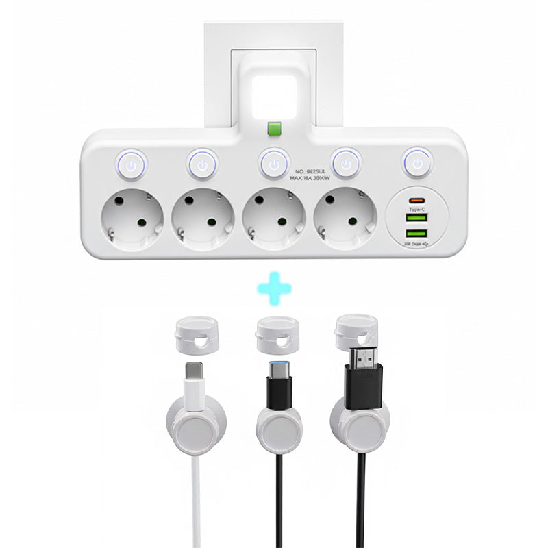 Milan™ | Smart Grenuttag med USB & Nattlampa
