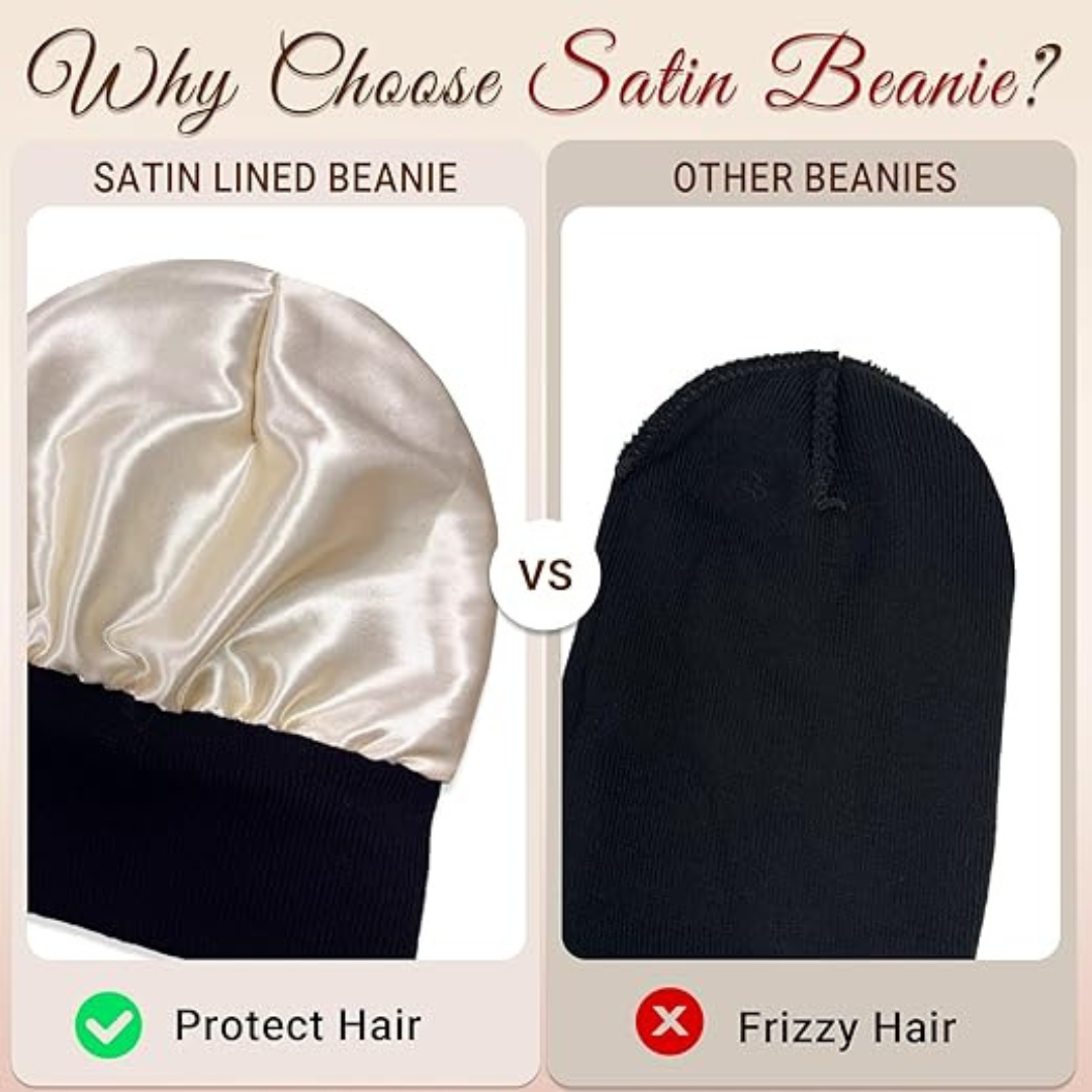 Eliza™ | Frizz-Free Satin Beanie
