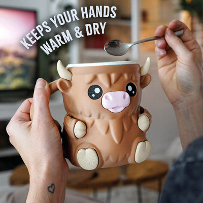 MooChill™ | Den Söta Höglandsko-Glasshållaren