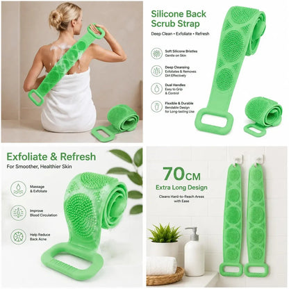 NordicGlow™ Silikon Ryggskrubb | 1 + 1 GRATIS