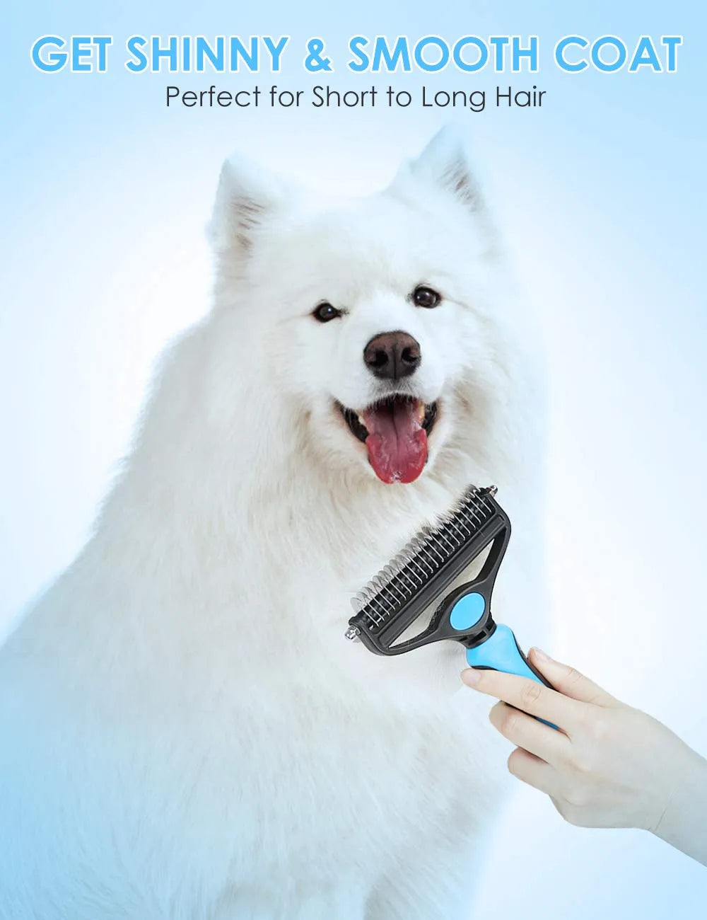 Dex™ | 2-In-1 Tovutredningsborste För Hundar Och Katter 🐶✨