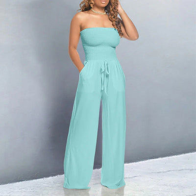 Elle™ | Trendy Off-Shoulder Jumpsuit