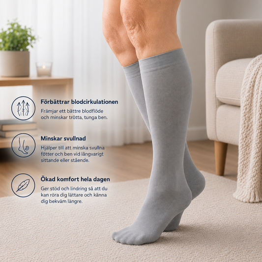 NordicRelief™ Bamboo Kompressionsstrumpor