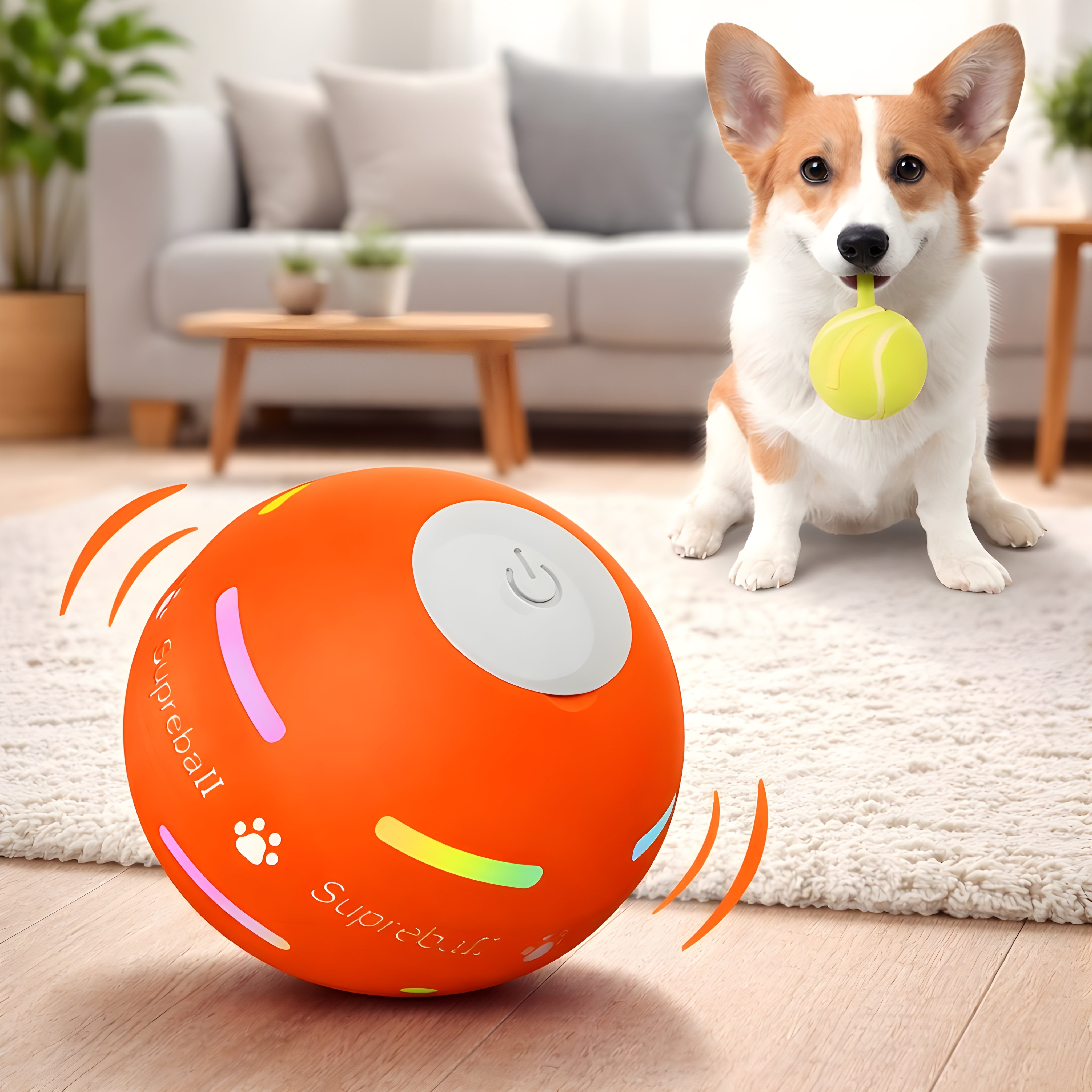 Bruno™ | Slitstark Interaktiv Hundboll