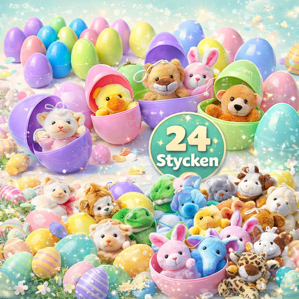 Mirelle™ | Överrasknings Påskägg Med Gosedjur ( 24 stycken)