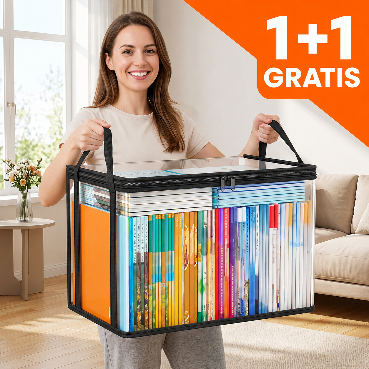 Milan™ | Transparent Förvaringsväska | 1 + 1 GRATIS