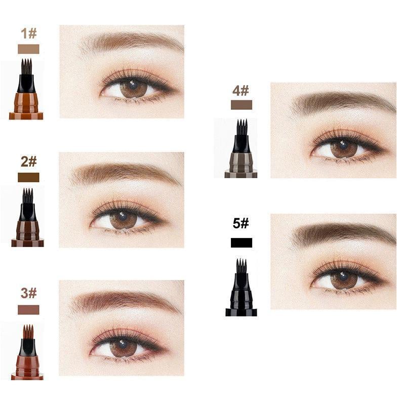 Linéa™ – 4-Punkts Microblading Ögonbrynspenna | 1+2 GRATIS