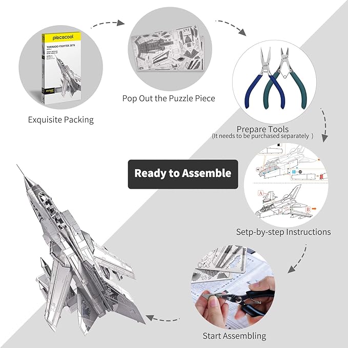 Evan™ | 3D Metal Jet Builder Kit🛩️