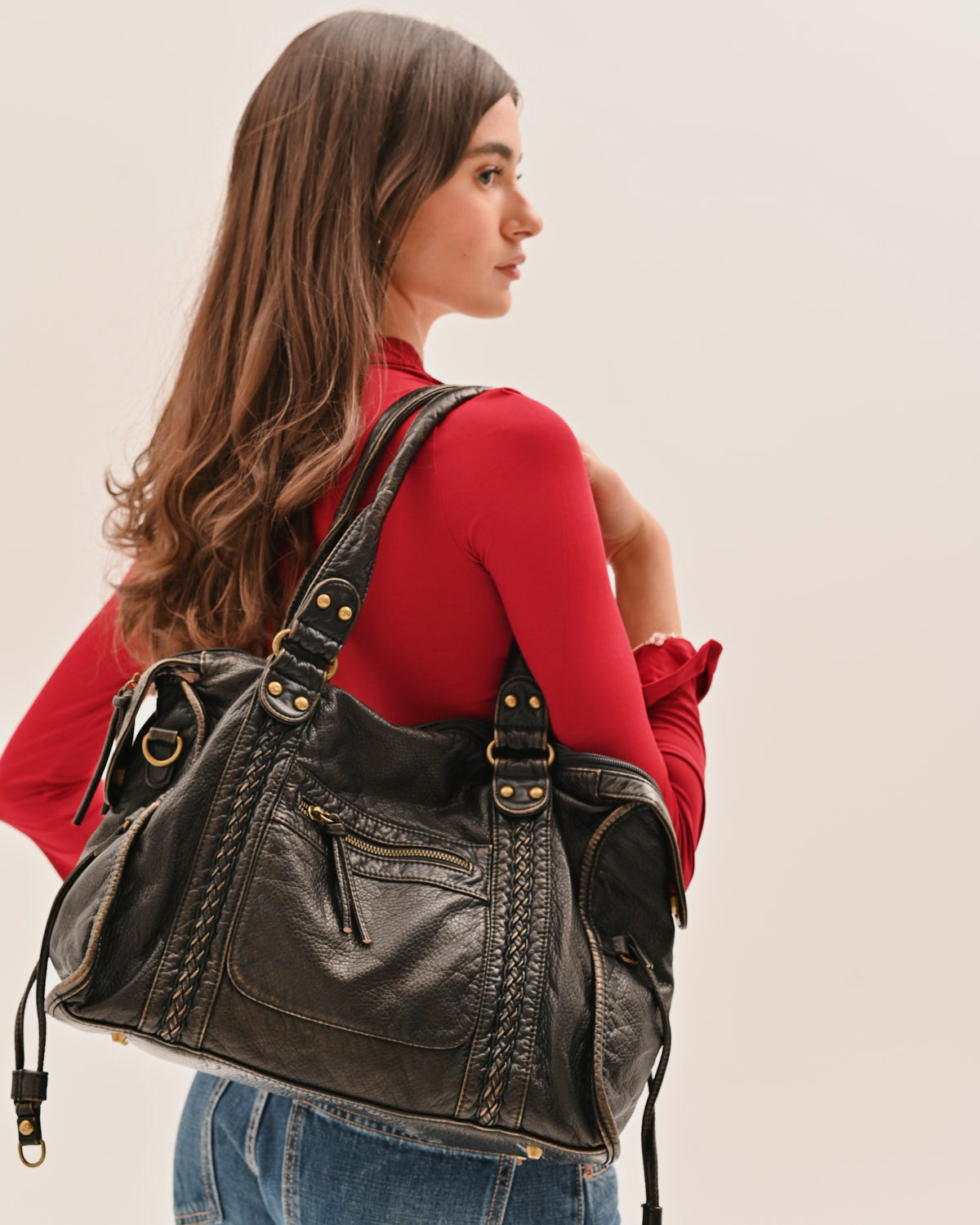 Sofia™ | Vintage City Leather Bag