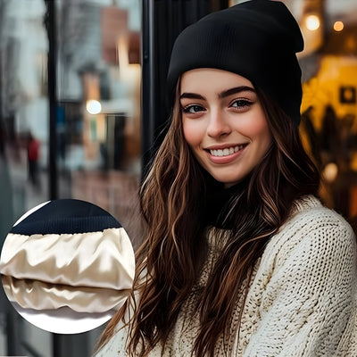 Eliza™ | Frizz-Free Satin Beanie