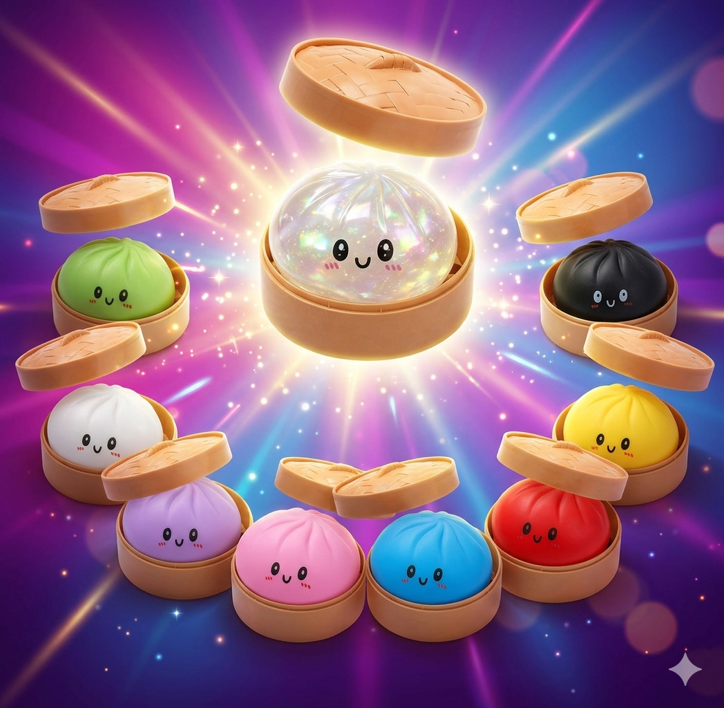 Mochi™ | Mystery Dumpling Squishy Box | 1 + 1 GRATIS