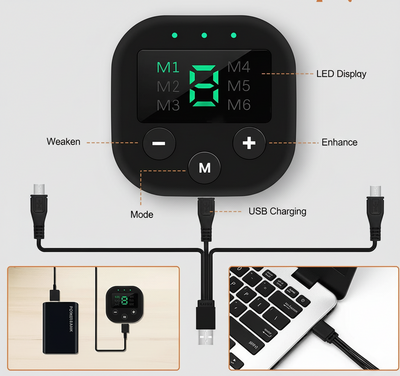 ⚡ PulseFit™ | Trådlös Muskelstimulator