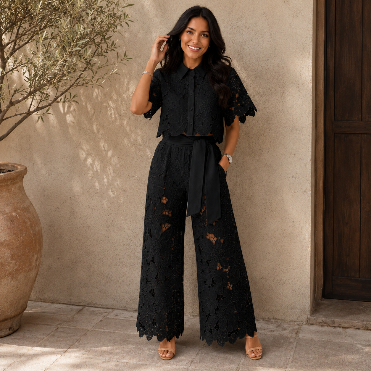 Charlotte™ | Breezy Cotton Two-Piece Set With Elegant Comfort