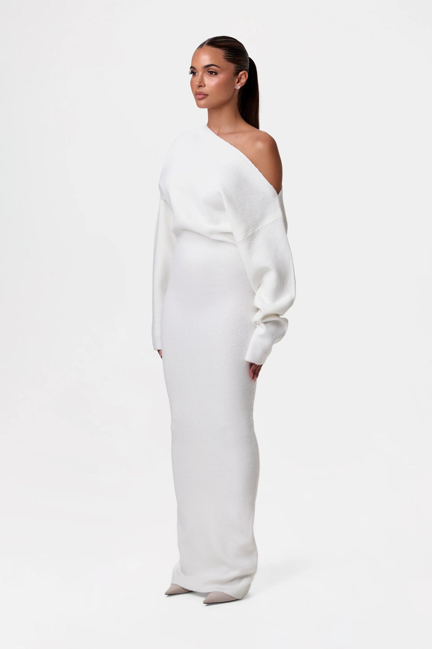 Elara™ | Off-Shoulder Maxiklänning