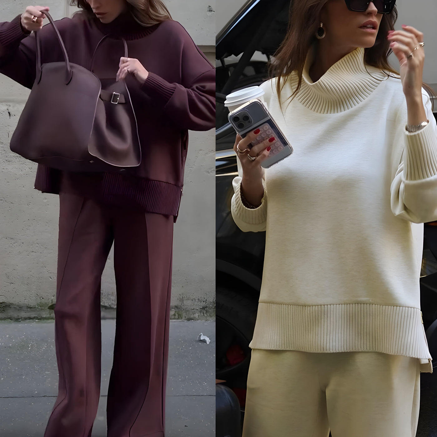 Milea™ | Vadderad Tvådelad Set