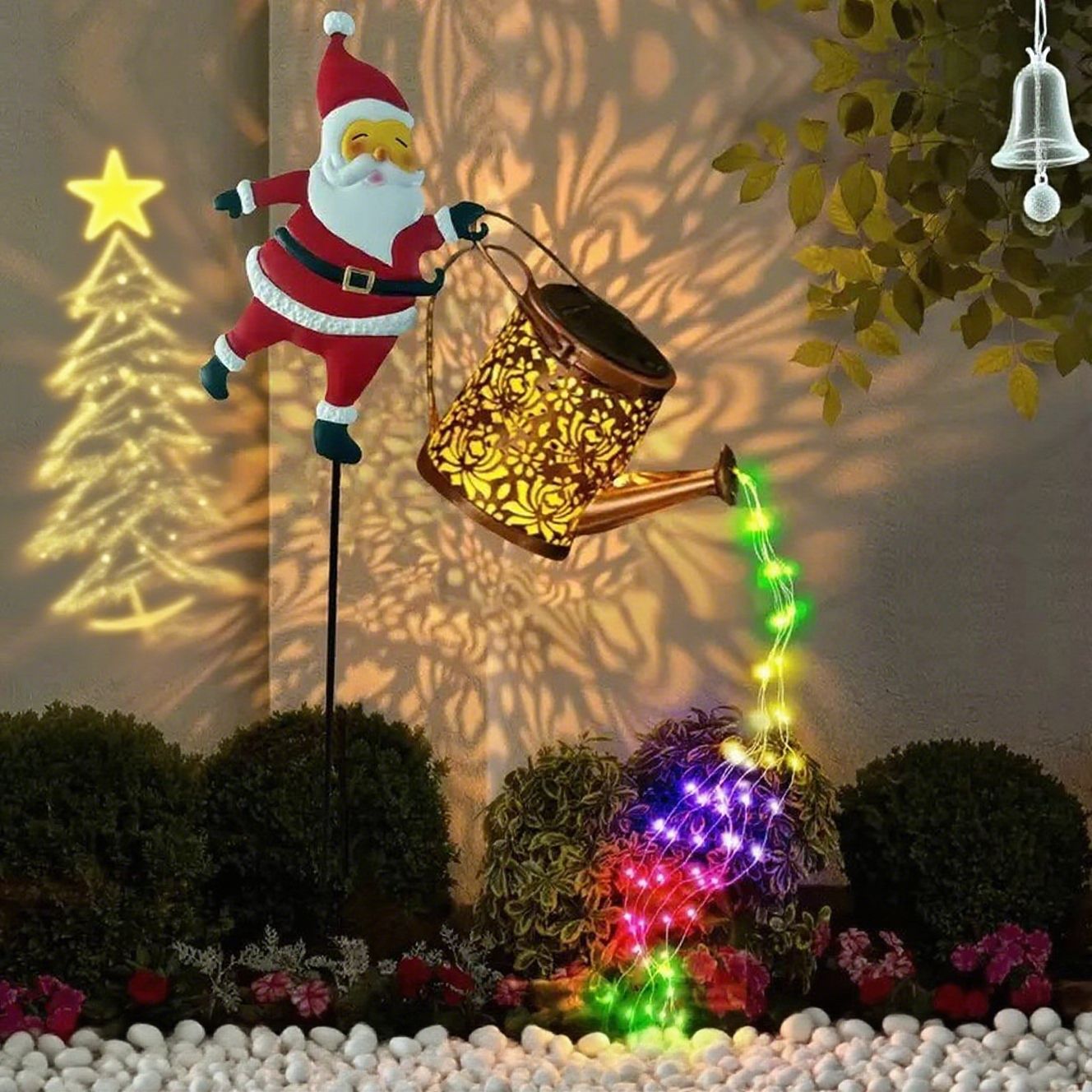 LumiPour™ | Solcellsdriven Julkanna med Varm Ljusglöd