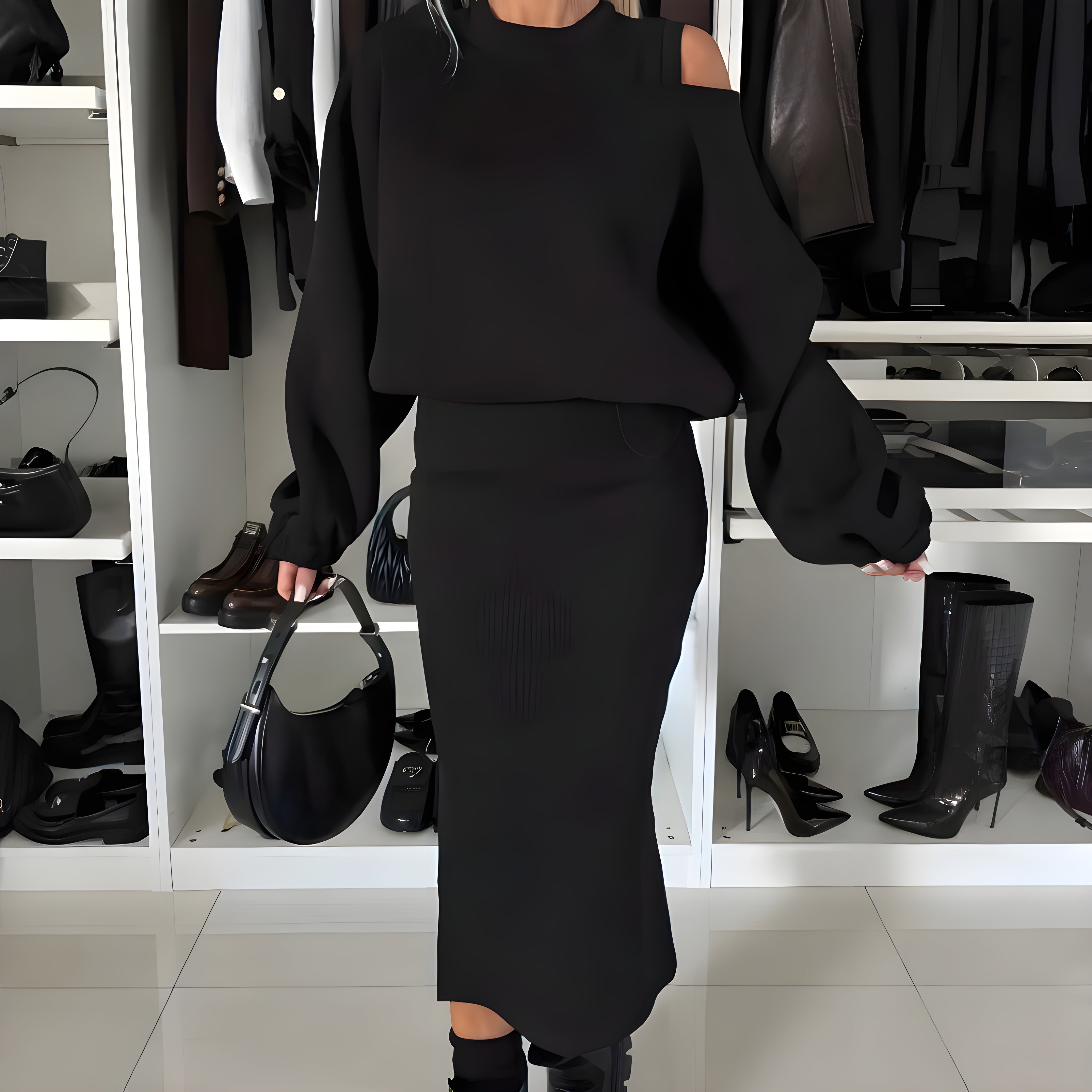 Svart (Nästan slutsåld) / XL (42/44)