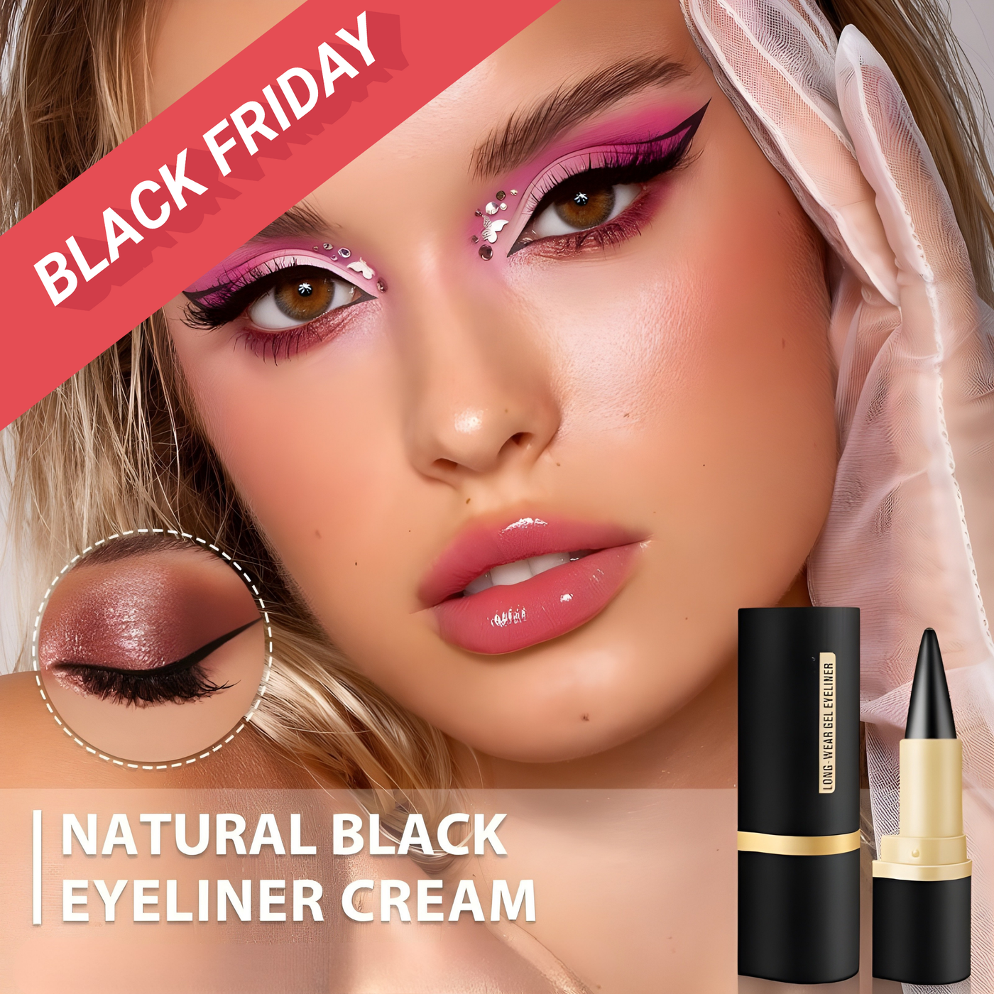 Lynvia™ | Long-Wear Precision Gel Eyeliner | 1 + 1 GRATIS